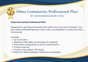 Odoo Community Professional Plan