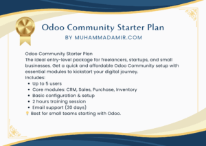Odoo Community Starter Plan