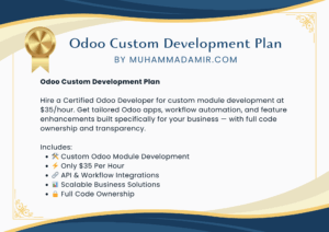 Odoo Custom Development Plan