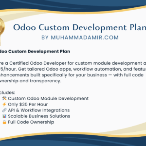 Odoo Custom Development Plan
